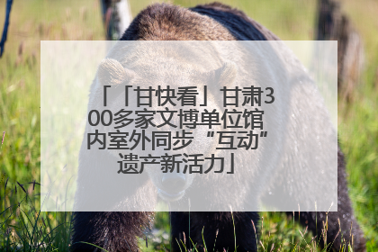 「甘快看」甘肃300多家文博单位馆内室外同步“互动”遗产新活力