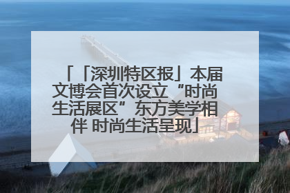 「深圳特区报」本届文博会首次设立“时尚生活展区”东方美学相伴 时尚生活呈现