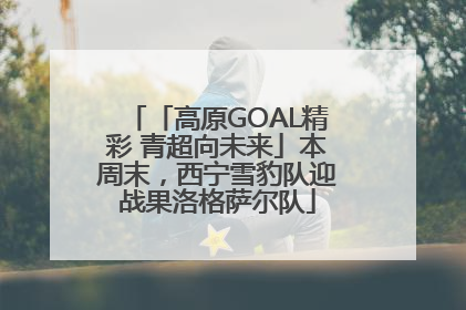 「高原GOAL精彩 青超向未来」本周末，西宁雪豹队迎战果洛格萨尔队