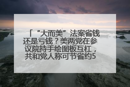 “大而美”法案省钱还是亏钱？美两党在参议院持手绘图板互杠，共和党人称可节省约5000亿美元，民主党人称将增加4.45万亿美元赤字