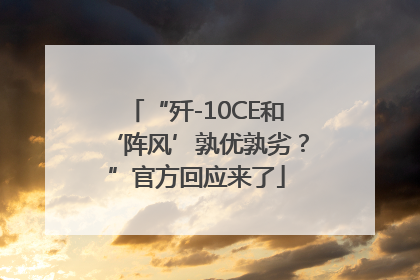 “歼-10CE和‘阵风’孰优孰劣？”官方回应来了