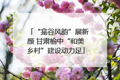 “龛谷风韵”展新颜 甘肃榆中“和美乡村”建设动力足