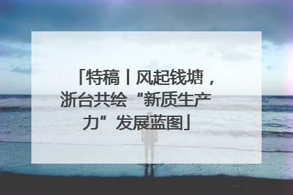 特稿丨风起钱塘，浙台共绘“新质生产力”发展蓝图