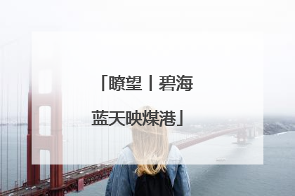 瞭望丨碧海蓝天映煤港