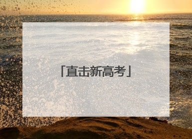 直击新高考