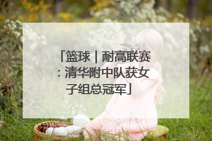 篮球｜耐高联赛：清华附中队获女子组总冠军