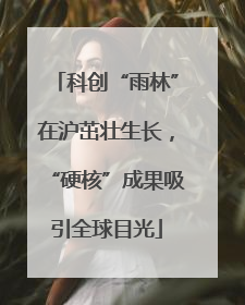 科创“雨林”在沪茁壮生长，“硬核”成果吸引全球目光