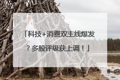 科技+消费双主线爆发？多股评级获上调！