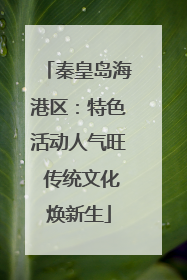 秦皇岛海港区：特色活动人气旺 传统文化焕新生