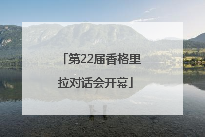 第22届香格里拉对话会开幕
