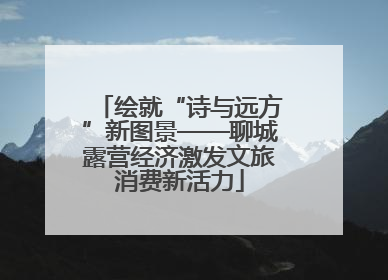 绘就“诗与远方”新图景——聊城露营经济激发文旅消费新活力