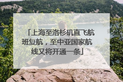 上海至洛杉矶直飞航班复航,至中亚国家航线又将开通一条