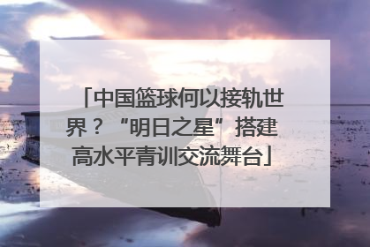 中国篮球何以接轨世界？“明日之星”搭建高水平青训交流舞台