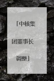 中核集团董事长调整