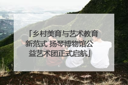 乡村美育与艺术教育新范式 扬琴博物馆公益艺术团正式启航