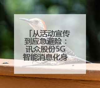 从活动宣传到应急避险：讯众股份5G智能消息化身“多面手”