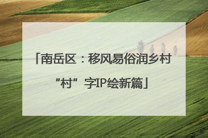 南岳区：移风易俗润乡村 “村”字IP绘新篇