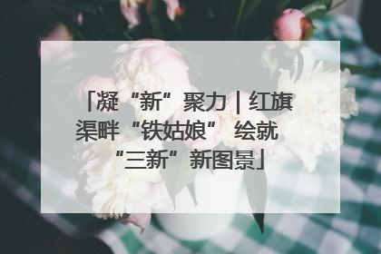 凝“新”聚力｜红旗渠畔“铁姑娘” 绘就“三新”新图景