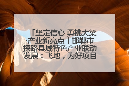 坚定信心 勇挑大梁·产业新亮点丨邯郸市探路县域特色产业联动发展：飞地，为好项目跨域安个家