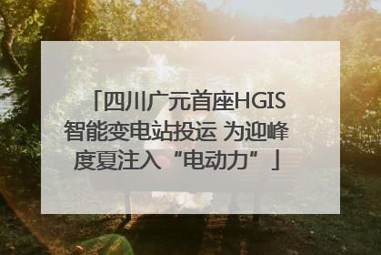 四川广元首座HGIS智能变电站投运 为迎峰度夏注入“电动力”