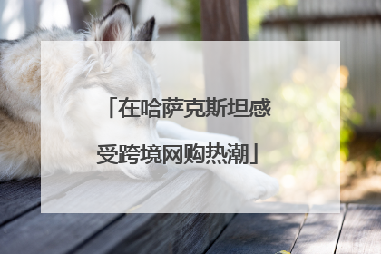 在哈萨克斯坦感受跨境网购热潮