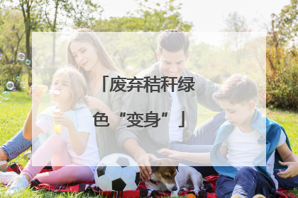 废弃秸秆绿色“变身”