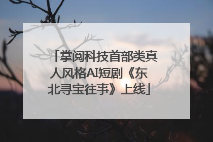 掌阅科技首部类真人风格AI短剧《东北寻宝往事》上线