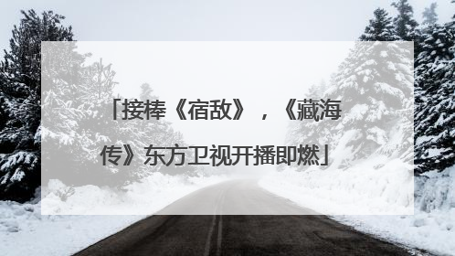 接棒《宿敌》，《藏海传》东方卫视开播即燃
