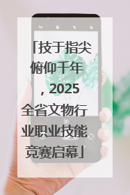 技于指尖 俯仰千年，2025全省文物行业职业技能竞赛启幕