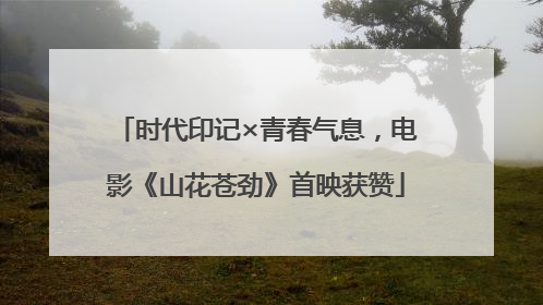 时代印记×青春气息，电影《山花苍劲》首映获赞