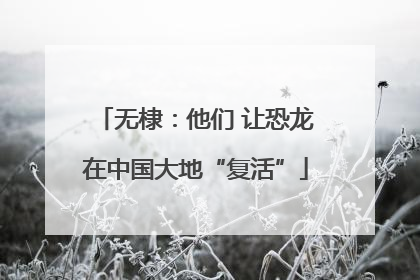 无棣：他们 让恐龙在中国大地“复活”