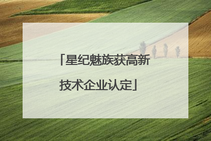 星纪魅族获高新技术企业认定