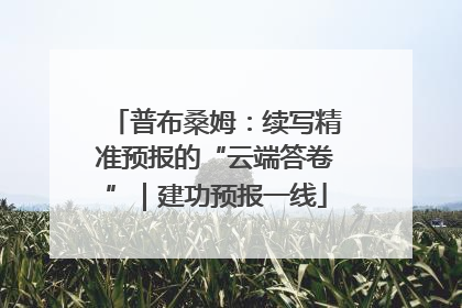 普布桑姆：续写精准预报的“云端答卷”｜建功预报一线