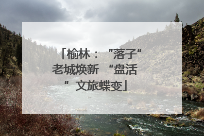 榆林：“落子”老城焕新 “盘活”文旅蝶变