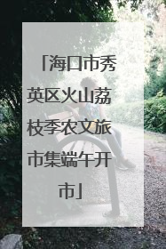 海口市秀英区火山荔枝季农文旅市集端午开市