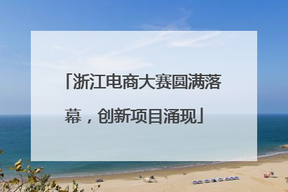 浙江电商大赛圆满落幕，创新项目涌现