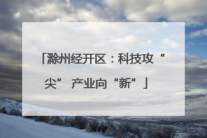 滁州经开区：科技攻“尖” 产业向“新”
