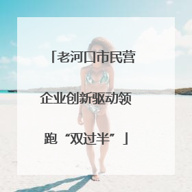 老河口市民营企业创新驱动领跑“双过半”