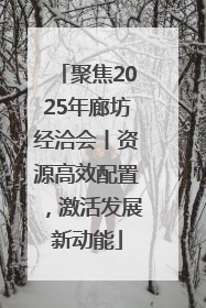聚焦2025年廊坊经洽会丨资源高效配置，激活发展新动能