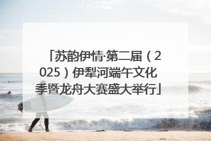 苏韵伊情·第二届（2025）伊犁河端午文化季暨龙舟大赛盛大举行