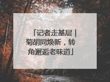 记者走基层｜菊胡同焕新，转角邂逅老味道