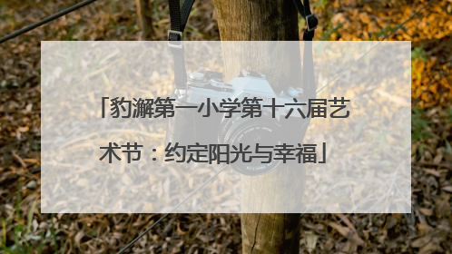 豹澥第一小学第十六届艺术节：约定阳光与幸福