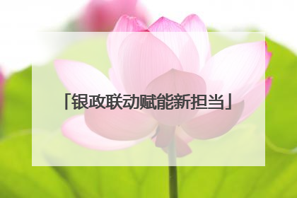 银政联动赋能新担当