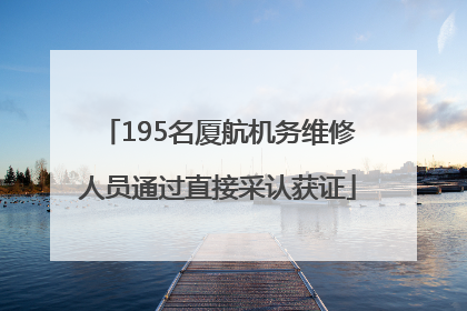 195名厦航机务维修人员通过直接采认获证