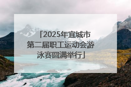 2025年宜城市第二届职工运动会游泳赛圆满举行